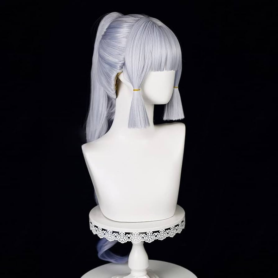 Amazon.co.jp: 原神 げんしん 神里綾華 コスプレウィッグ かつら